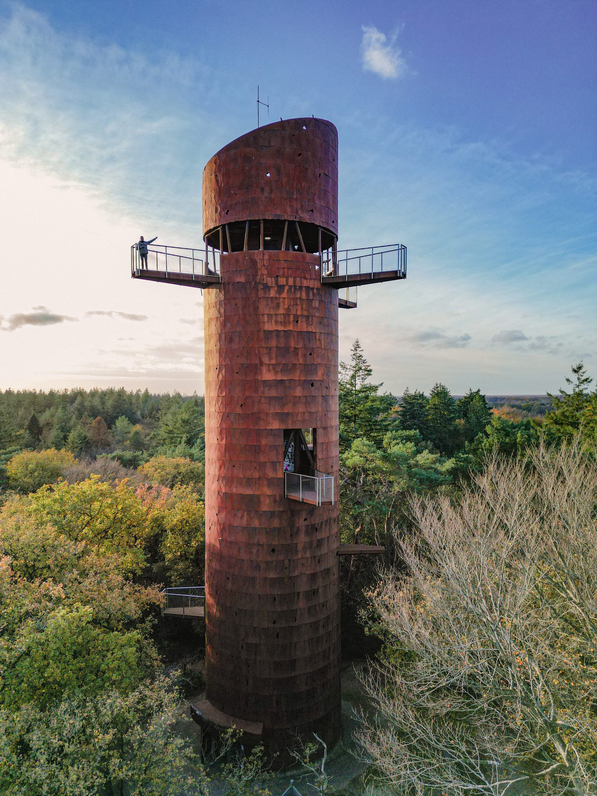 De Bosbergtoren in Appelscha beklimmen